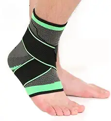 Tornozeleira Compressão Ajustável Estabilizadora Ortopédica para Entorse e Tendinite Alívio da Dor Unissex e Respirável - CORES SORTIDAS