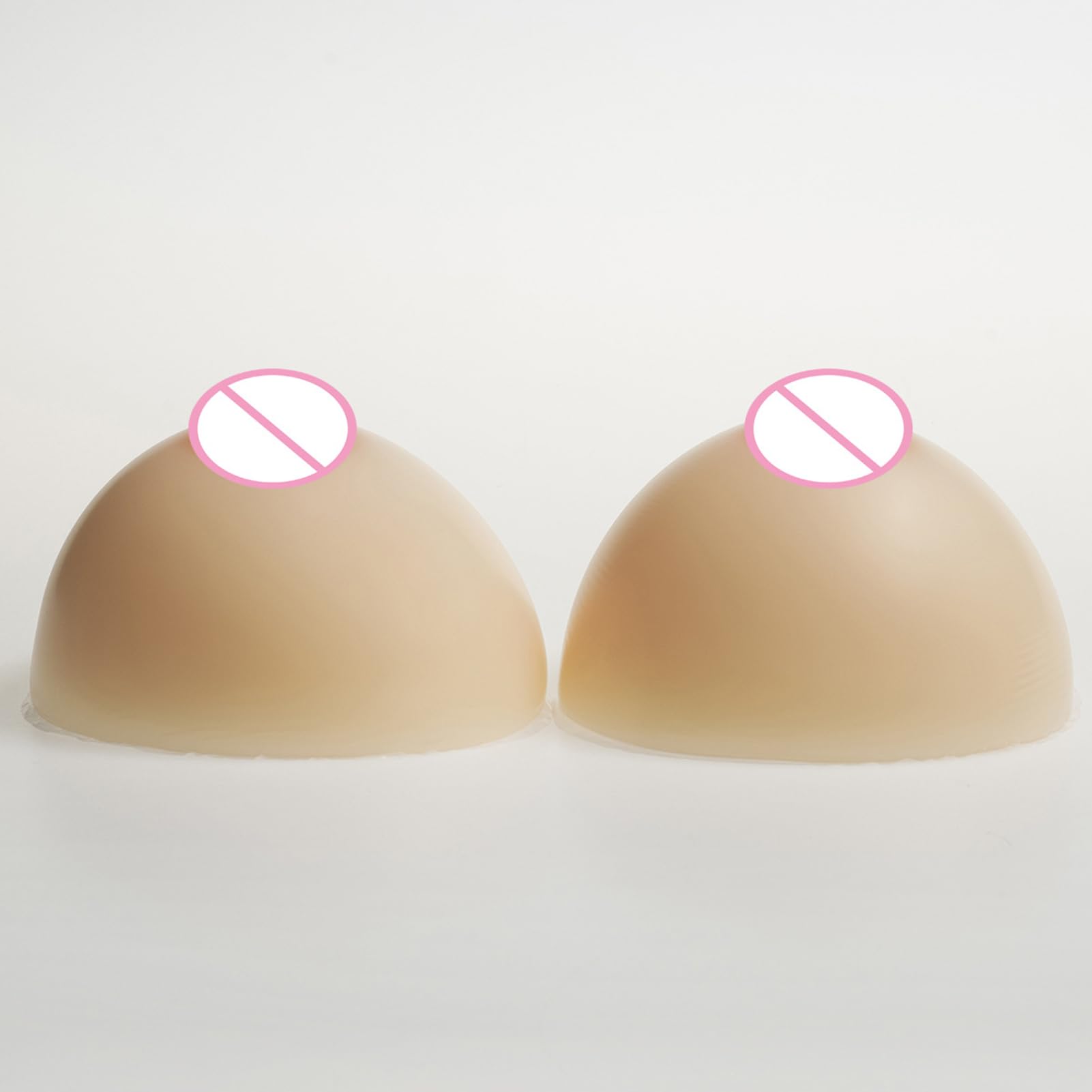 1 Paire de Faux Seins Auto-adhésifs for Les travestis, Personnes transgenres, améliorent la Silhouette, découvrez beauté Flesh-500g