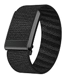 BIGASUO Compatible with Whoop 5.0 Band Straps, Dark Gray Silicone Replacement Band for Fitness Training, Water Activities, Adjustable Breathable Sport Strap for Men and Women, Dark Black