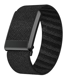 Compatible with Whoop 5.0 Band Straps, Dark Gray Silicone Replacement Band for Fitness Training, Water Activities, Adjus