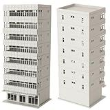 EatingBiting（R） Outland Models Train Railway Modern Tall Business Building Office OO Gauge DIY for DIY Sand Table Garden Micro Landscape Ornaments Decor