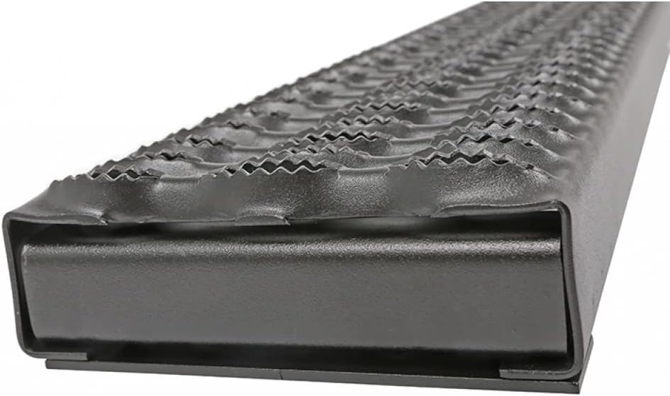 Dee-Zee Running Boards Rough Step | 90 in. Board | Steel | Texture Black | Crew Cab | Van