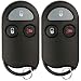 KeylessOption Keyless Entry Remote Control key fob Replacement for KOBUTA3T (Pack of 2)