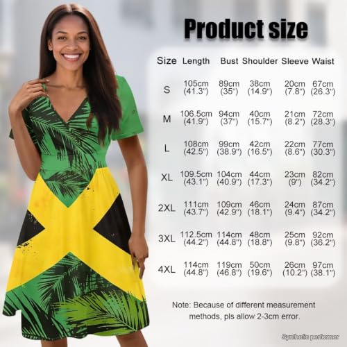 Image of Women's Summer Dresses Short Sleeve Formal Dresses with Pockets | Lightweight polyester fabric delivers cool airflow during hot summer outdoor activities