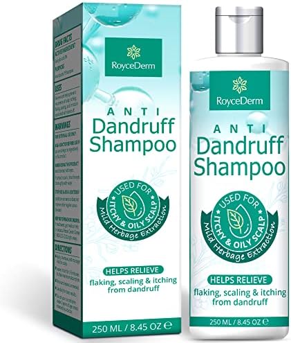 Roycederm Anti-Dandruff Shampoo, Ketoconazole Shampoo, Dandruff Treatmen For Oily Hair, Dry Flakey Scalp Treatment, Dry Scalp Shampoo, Scalp Treatment For Dry Itchy Oily Scalp, Fast Relief