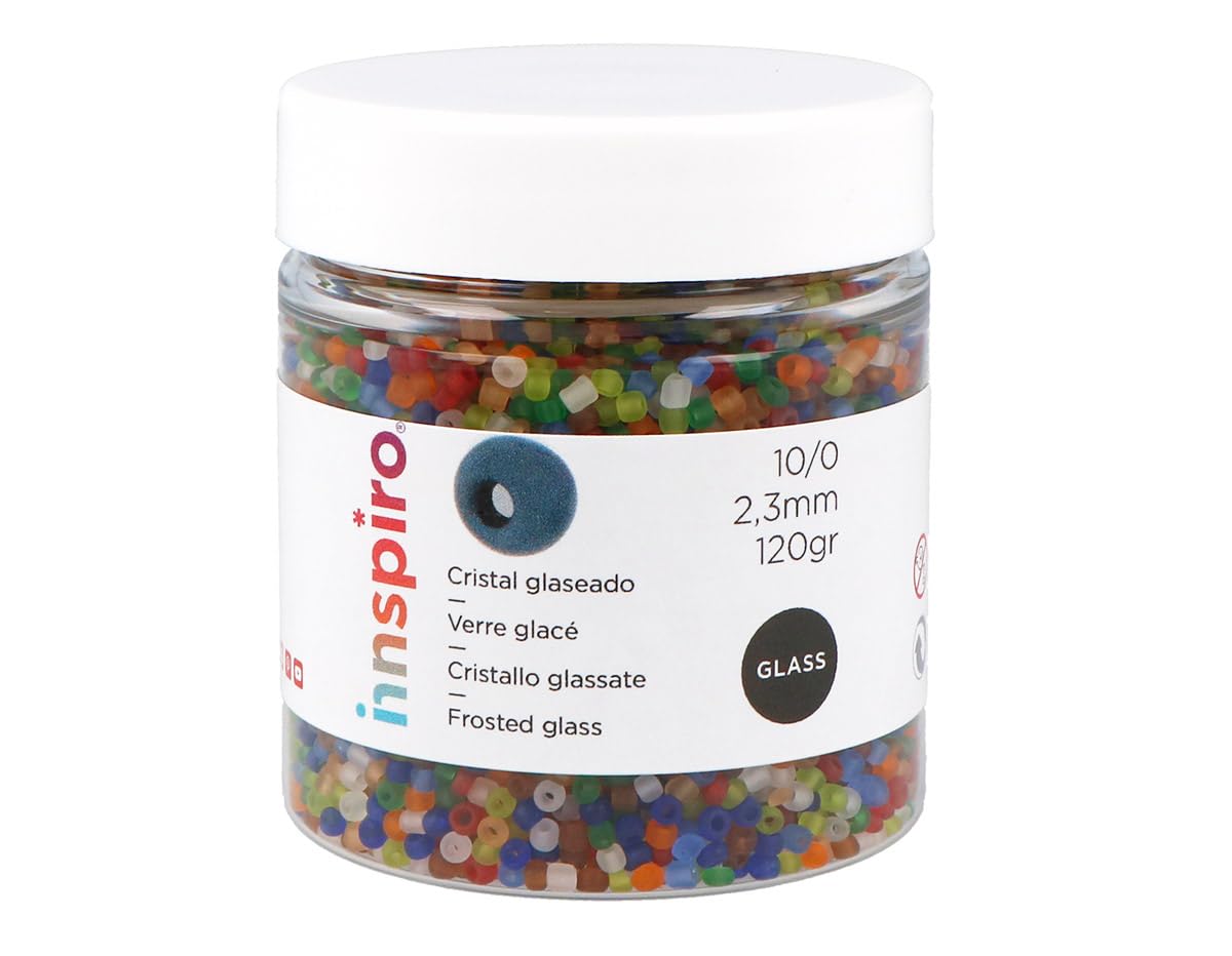 INNSPIRO Round Glass Rock Icing Mix 2.3mm 10/0 120g