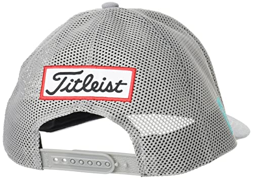 タイトリスト(TITLEIST) ツアーナップバックメッシュキャップ HJ1CTSBM-GG グレー×グリーン 2枚目