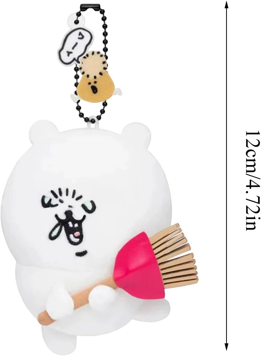 Chikawa Plush Keychain for Backpack, Kawaii Usagi Plush Keychain Accessories Decor Purse Charm Pendant for Women - Image 3