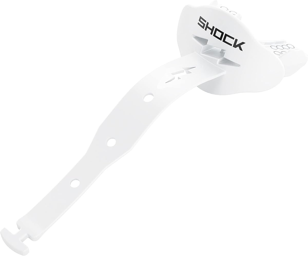 Shock Doctor Bolt Lipguard, OSFA, White