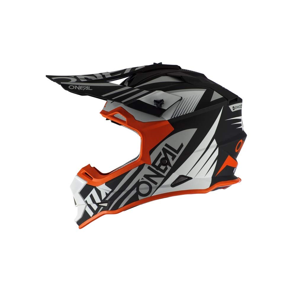 O'NEAL | Casque de Motocross | MX Enduro | Coque en ABS, Norme de sécurité ECE 22.05, Ventilations pour Une Ventilation et Un Refroidissement optimaux | Casque 2SRS Spyde 2.0 | Adulte