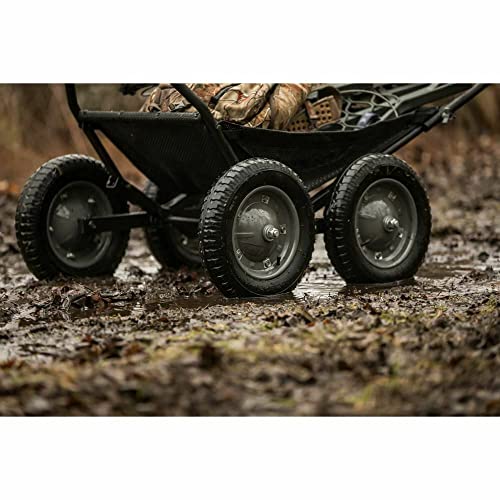 Heavy Loads Crawler Cart 500 Lb. Capacity Foldable Multi-Use Deer Recovery Cart, Black, Compact Storage, And Transport Utility Accessories #TOP7
