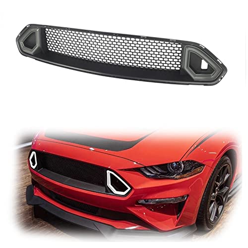 Grille de calandre noire pour Mustang 2018-2022 : style de course pour vos road trips