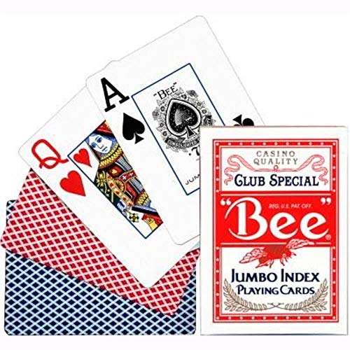 Baralho BEE Standard Index Vermelho