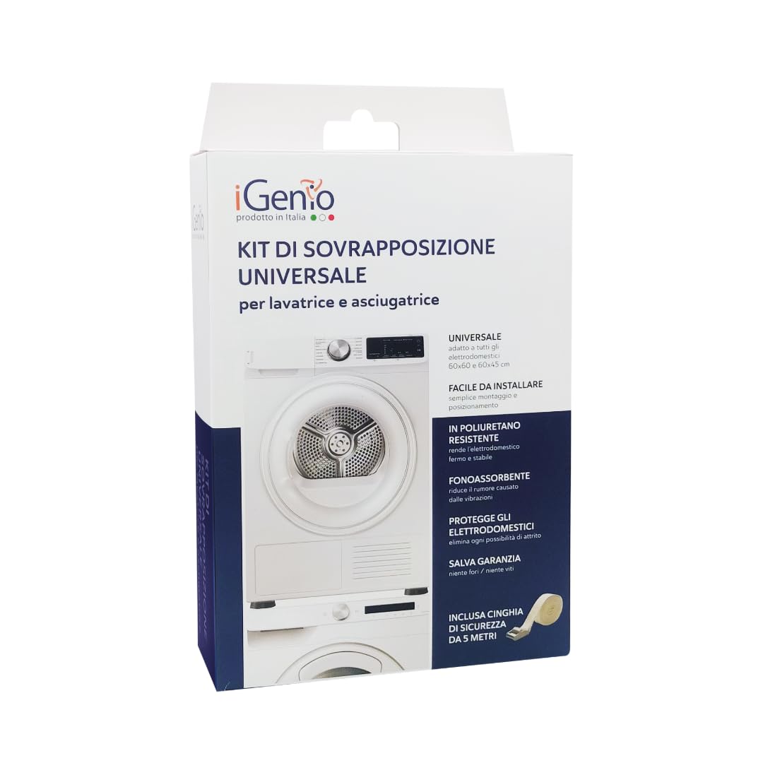 Independiente Kit Completo para Superposición Columna Lavadora Secadora Universal