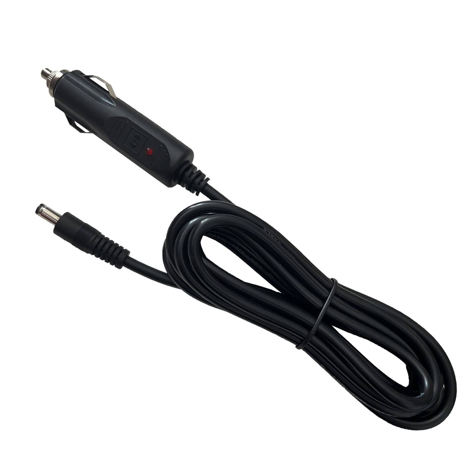 Riloer Cavo Accendisigari 2m 12V Con Spina 5521 5.5x2.5mm - Per Camper, Caravan, Luci E Frigoriferi Auto - 5
