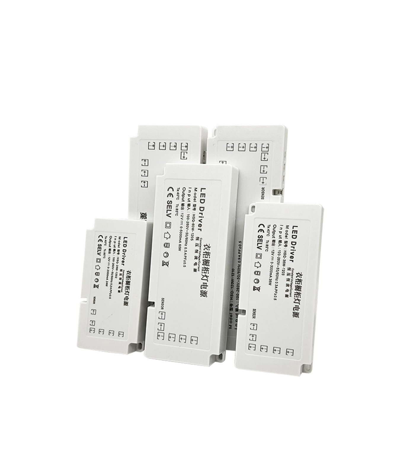 Alimentatore per illuminazione mobili | Uscita: 12V/24V; Caratteristiche: Ultra-sottile/Controllo a sensore(DC12V 100W)