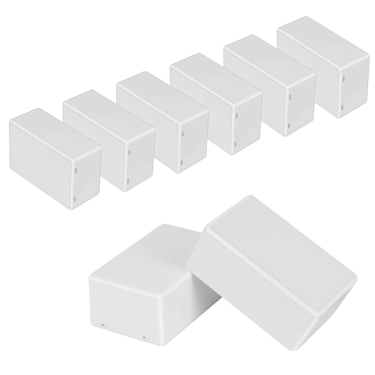 Project Box 8 Pieces Electrical Box Small Junction Box ABS Plastic Enclosure Power Electronic Case White 2.36" x 1.42" x 0.67"(60 x 36 x 17mm) — Amazon image 14