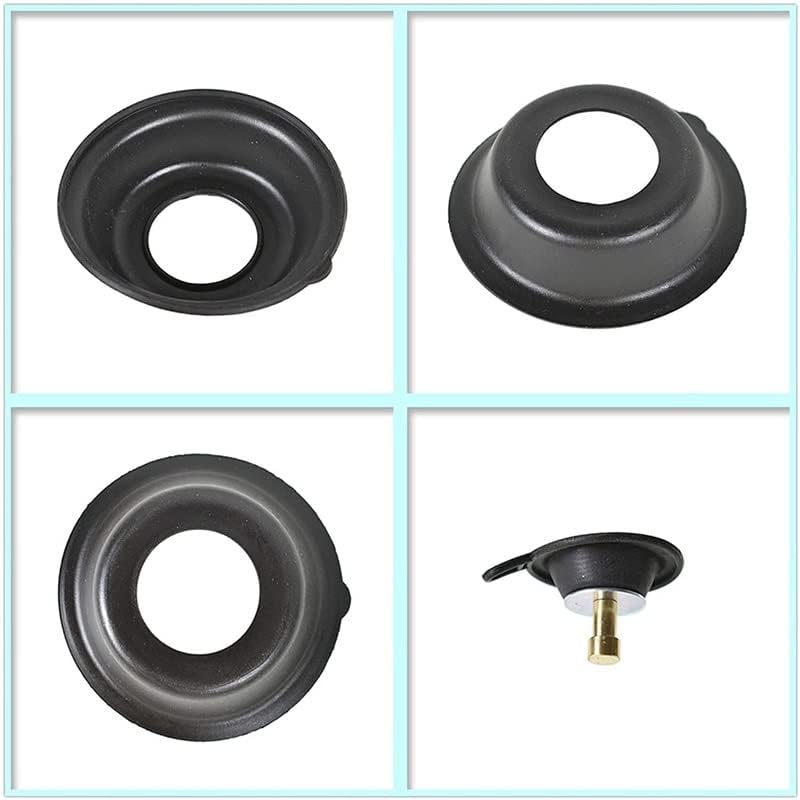 4-Pack Carburetor Repair Kit Diaphragm Air Cut-Off Valves Replacement for 1985-2007 Yamaha Vmax V-MAX 1200