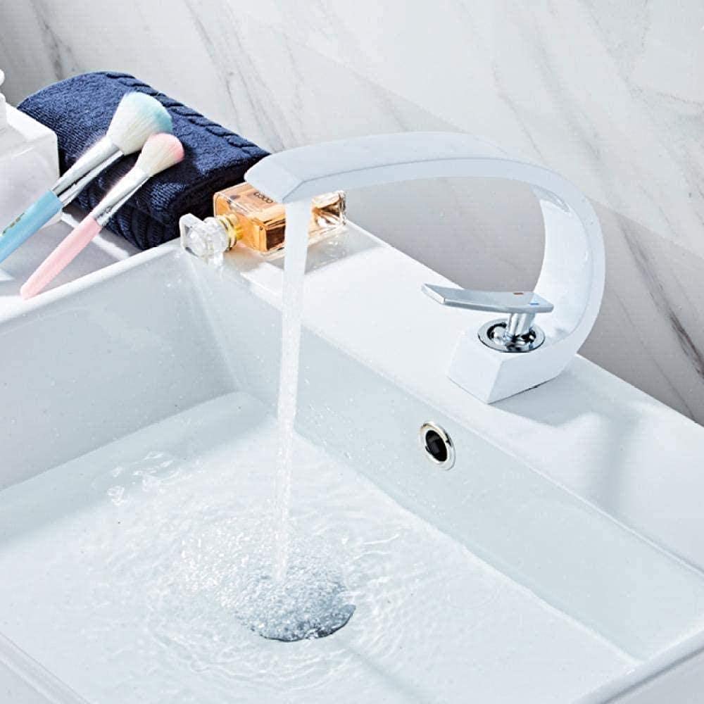 Robinet de lavabo de salle de bain mitigeur en laiton pour évier de santé durable
