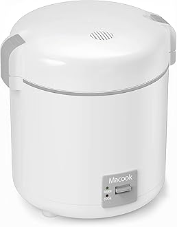 Rice Cooker Small 1-1.5 Cups Uncooked(3 Cups Cooked), Mini Rice Cooker with Removable Nonstick Pot, One Touch&Keep Warm Function, Travel Rice Cooker for Soup Grain Oatmeal Veggie, White