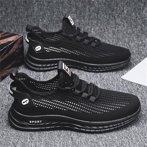 Fashion Spring and Summer Men Sports Shoes Flat Bottom Lightweight Mesh Breathable Slip On Comfortable Big and Tall Mens2