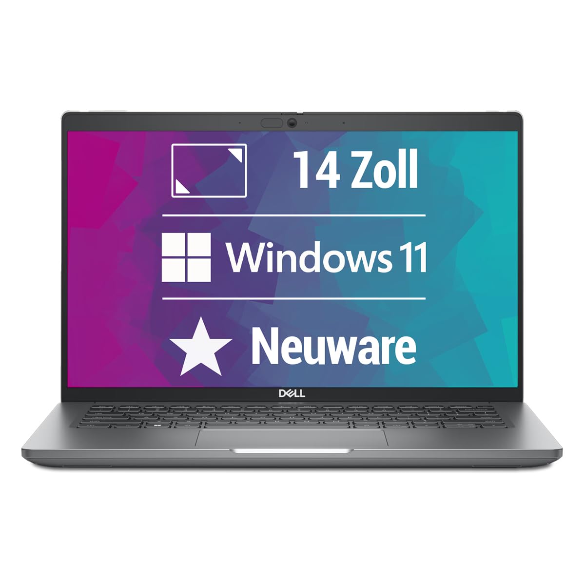 Dell Latitude 5450 14 Zoll Full HD Laptop Intel Core Ultra 5-135U@ bis zu 4,4 GHz 32 GB 512 GB SSD mit Windows 11 Pro & GRATIS Antiviren-Software - NEU & OVP