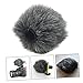 NOLITOY 2pcs Windscreen Microphone Cover Windproof Furry Protector for Camera and Mobile Phone Microphones Reduces Wind Noise Moisture Dirt for Outdoor Recording
