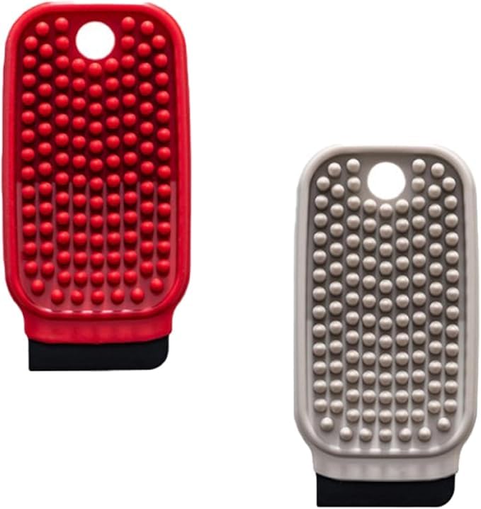 2-in-1 Silicone Dish Scraper & Cleaning Brush | Heat Resistant Kitchen Scrubber with Built-in Scraper | Multipurpose Cleaning Tool for Pots, Pans, Sink & Countertop (Mix)-image-19