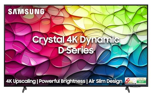 Image of Samsung 163 cm (65 inches) D Series Brighter Crystal 4K Dynamic Ultra HD Smart LED TV UA65DUE80AKLXL (Titan Gray)