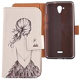 Lankashi PU Flip Leder Tasche Hülle Hülle Cover Schutz Handy Etui Skin Für Hisense F20 5.5