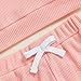 Amiblvowa Toddler Baby Girl Valentines Day Outfit Fuzzy Love Heart Long Sleeve Sweatshirt Tops Pants Set 2Pcs Waffle Clothes (Love Pink, 12-18 Months)
