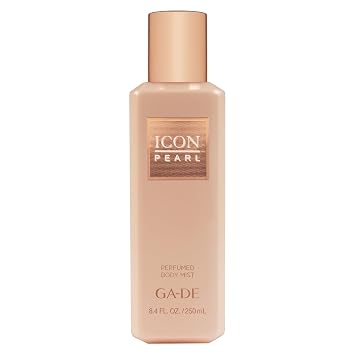 GA-DE Icon Pearl Body Mist - Body Spray for Women - with Ylang-Ylang, Geranium, and Jasmine - Enriched with Antioxidant Plumeria Extract - 8.4 oz