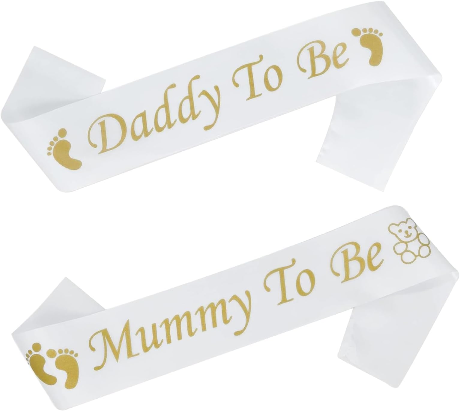 2 PCS Mummy To Be Sash Daddy To Be Sash Mummy And Daddy To Be Sash Mum To Be Sash Baby Shower Sash Party Decoration Baby Shower Mummy To Be Sash For Mum
