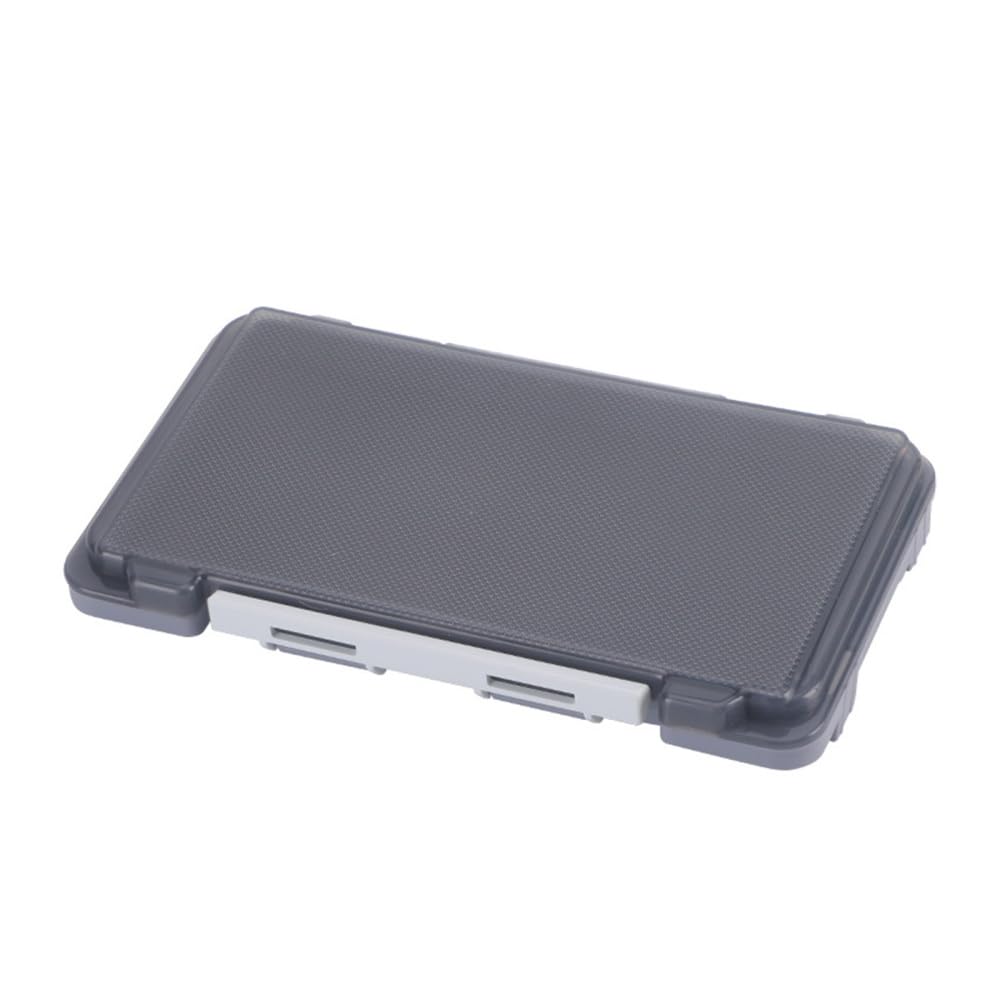 Dongker Grey Fishing Tackle Box,Waterproof Fishing Lure Storage Containers With Sponge Pad For Storage And Organization