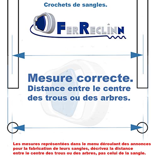 Ferreclinn Cinghie da esterno con gancio elastico