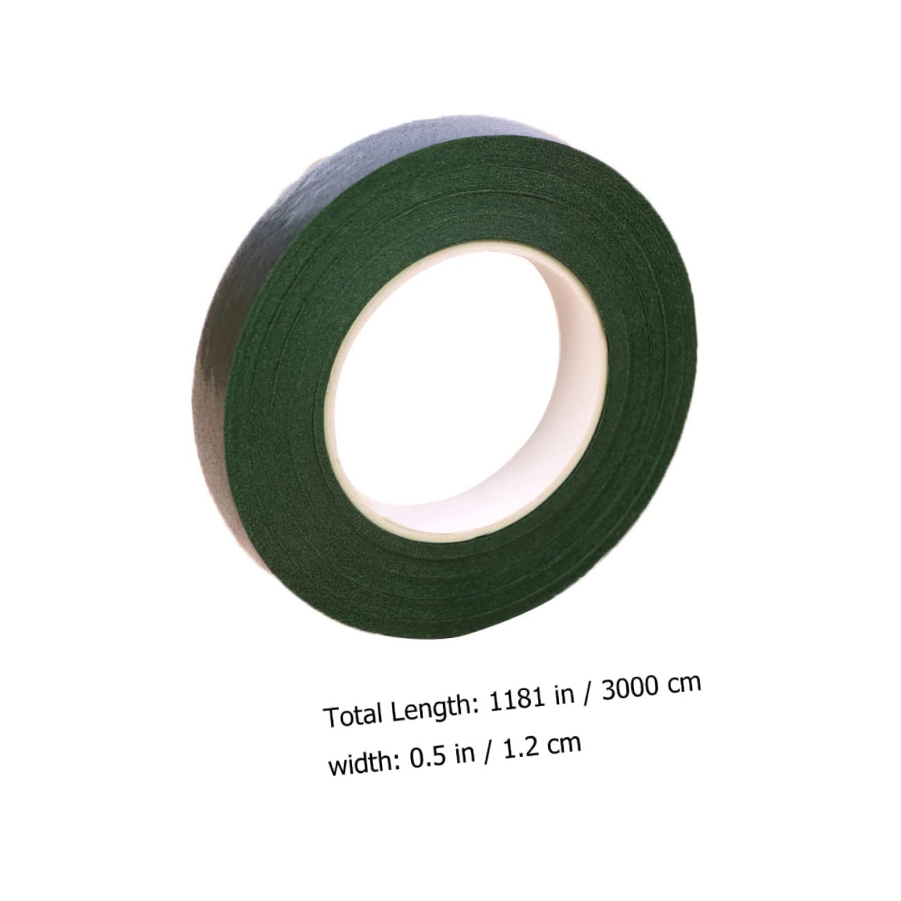 5 Rolls of Green Floral Tape for Bouquets and DIY Crafts High Adhesive Wrapping Tape for Florists Floral Stem Wrapping Supplies for Flower Arrangements