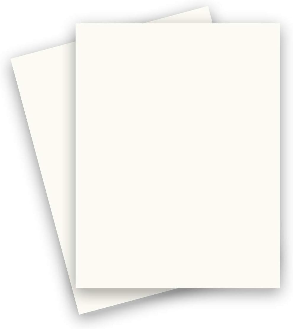 French Paper - POPTONE Whip Cream - 8.5X11 (65C/175gsm) Lightweight Card Stock Paper - 250 PK