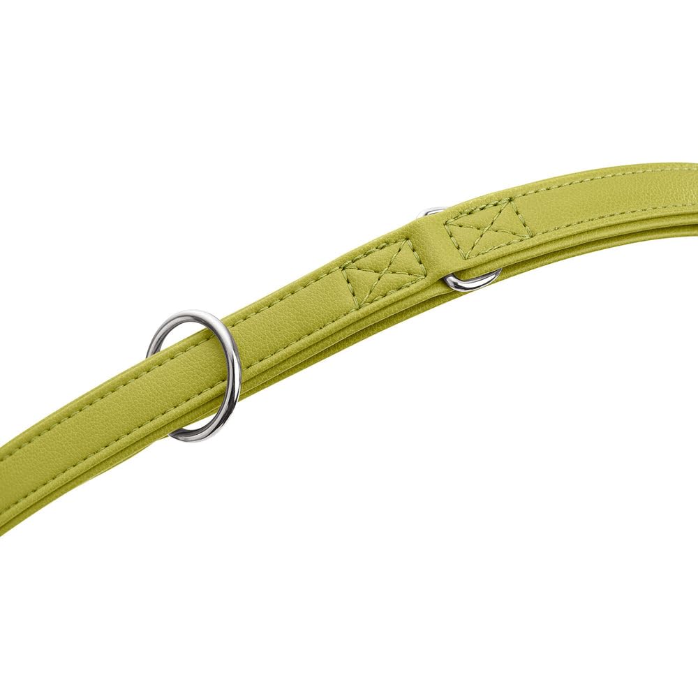 HUNTER Amalfi - Correa Ajustable para Perros (Piel sintética, 3 Posiciones, Suave, fácil de Limpiar, Color Brillante, Fabricado en Alemania, tamaño: 15/200)