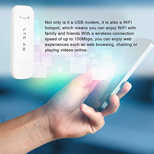 Festnight USB portátil Memory Stick WiFi Modem Car Hotspot 4g Router LTE Slot para cartão SIM Antena