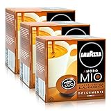 3x Lavazza A Modo Mio Kapseln Caffè Crema Lungo ( 48 Kapseln )