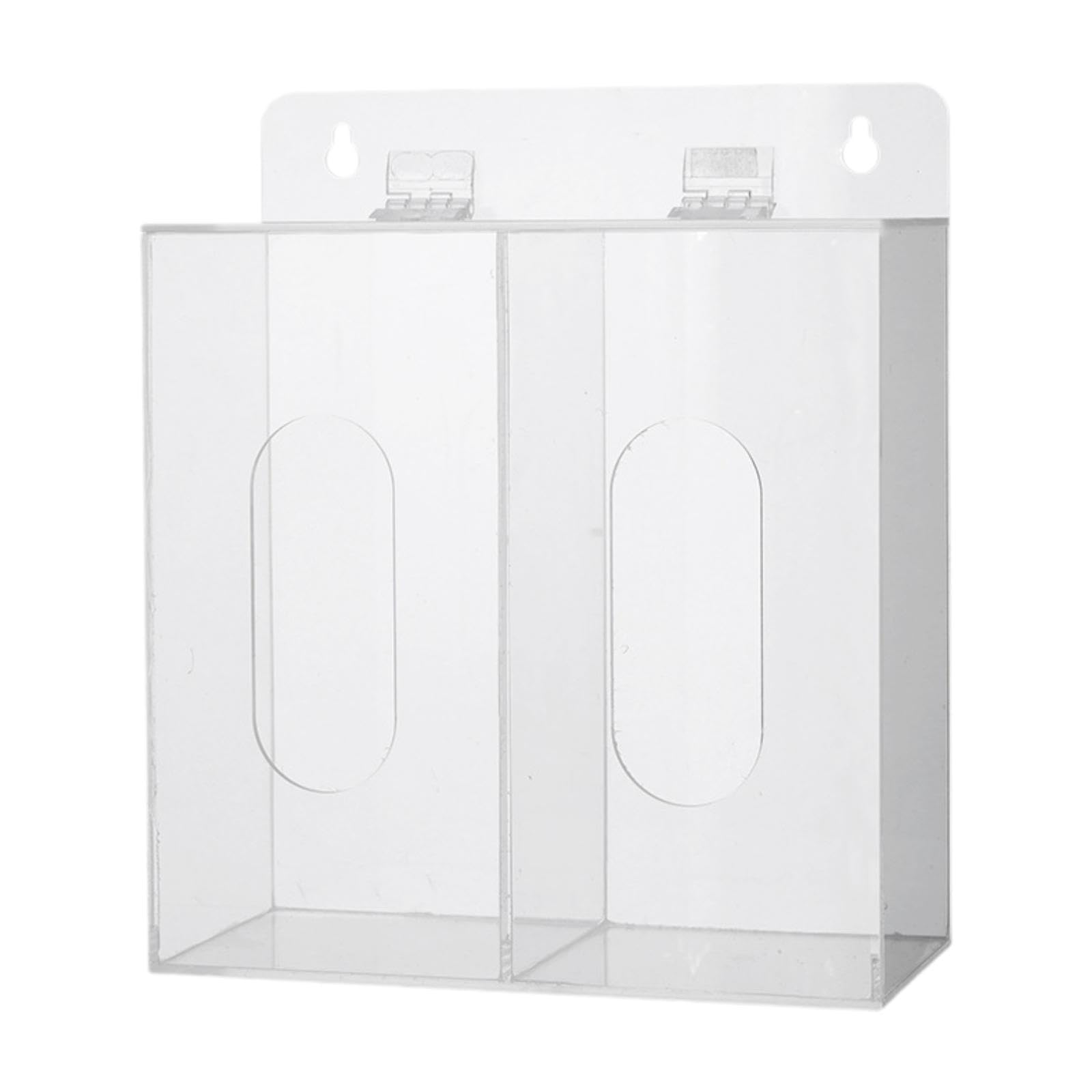 perfk Porta del distributore di Guanti acrilici per distributore di stazioni Trasparenti Parete a Parete per Barba per la Laboratorio