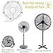 Outdoor Misting Fan Kit for a Cool Patio Breeze,Water Mister Spray for Cooling Outdoor,19.36FT (5.9M) Misting Line + 5 Brass Mist Nozzles + a Brass Adapter(3/4) Fit to Any Outdoor Fan