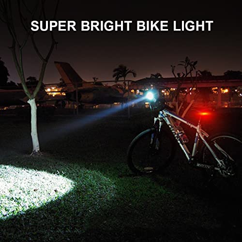 Ovetour KX1 1000 Lumen Usb Rechargeable Bike Light,4000Mah Battery With Power Bank Function,Super Bright Bicycle Front Headlight And Back Taillight,5 Light Modes,For Road Mountain Cycling thumb #5