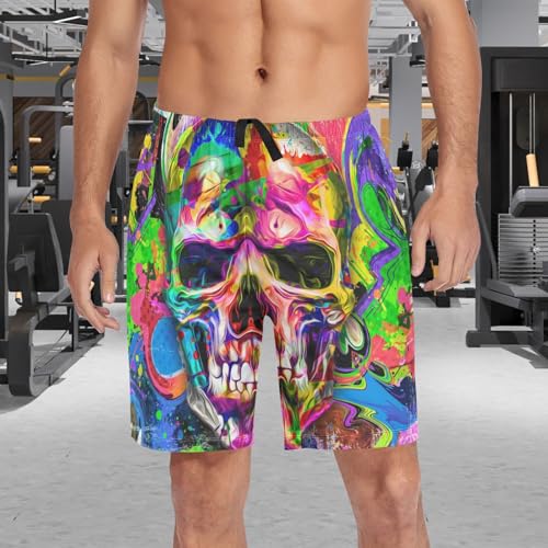 visesunny Men's Pajama bottoms Lounge Sleep Shorts Cute Soft Comfortable Breathable Pajamas Shorts with Pockets3