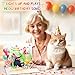 FITMITE Birthday Cards, Cute Cat MUSIC & LIGHTS & BLOWABLE CANDLE Funny Pop up Happy Birthday Card, Birthday Gifts for Women Men Cat Lover Mom or Dad