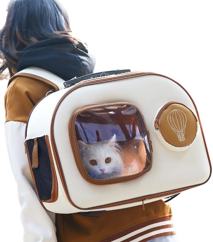 小型犬用ケージ ペット用トロリーケース 猫用キャリア 静音ユニバーサルキャスター4個搭載 調整可能な強化アルミ製プルロッド 安定した