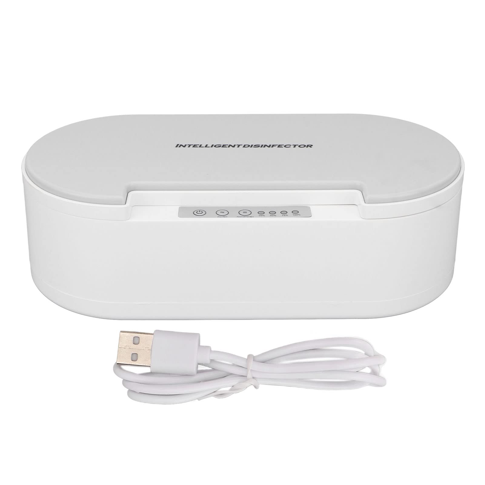 Sterilizzatore per Strumenti per Unghie, Sterilizzatore UV per Manichini, Scatola di Pulizia UV a 360 Gradi, Pulizia Rapida, Trasmissione Vocale, Aromaterapia, Scatola