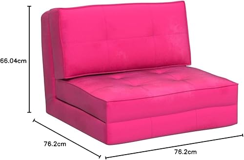 Miniatura 17 de Urban Lifestyle Ultra Suede - Silla abatible convertible, color verde azulado verde azulado,Rosa (Blush),Arco iris,Negro -,Marrón,Carbón