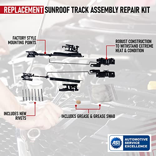 image for AA Ignition Sunroof Track Assembly Repair Kit - Compatible with Ford &