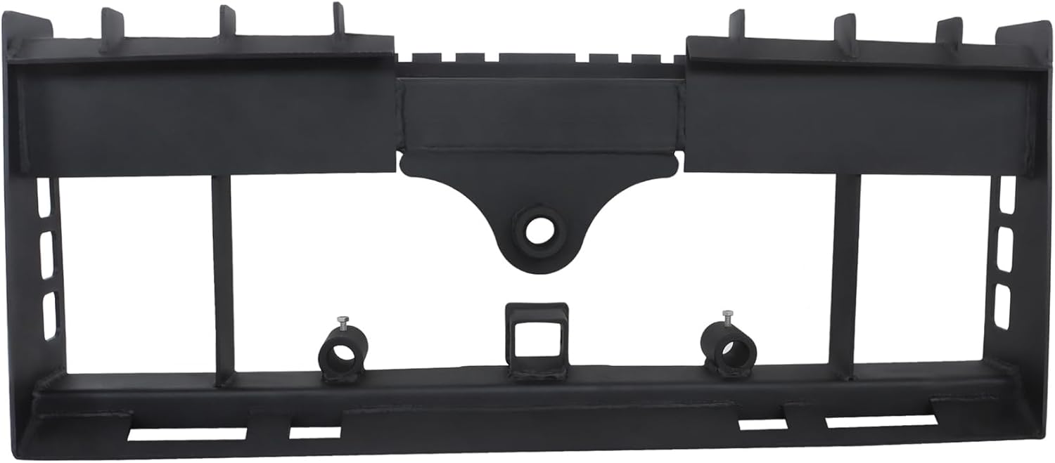 ALL-CARB 2500lb Skid Steer Pallet Fork Frame With Receiver Hitch and Spear Sleeves Replacement for Kubota Bobcat